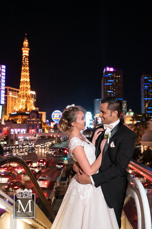 With A Glittering Las Vegas Wedding On