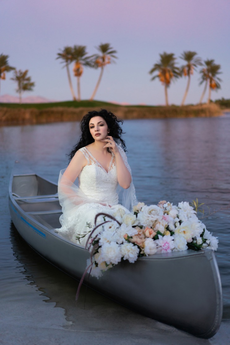 2019 Spring Spectacular Bride Ella Gagiano Studios, Reflection Bay Las Vegas