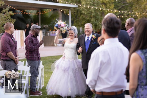 Bride  Escorted by Father