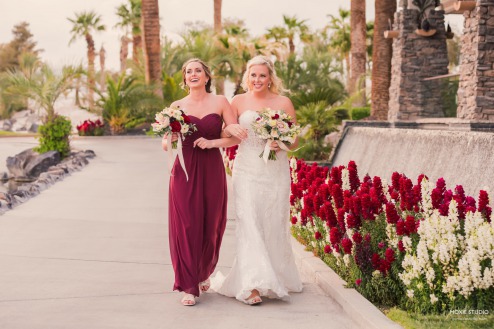 Bride Escorted by Her Sister image by Moxie Studio