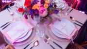 Tablescape By Symphony Weddings And Events, RSVP Party Rentals, Paper And Home, Flora Couture At Spectacular Weddings Live.