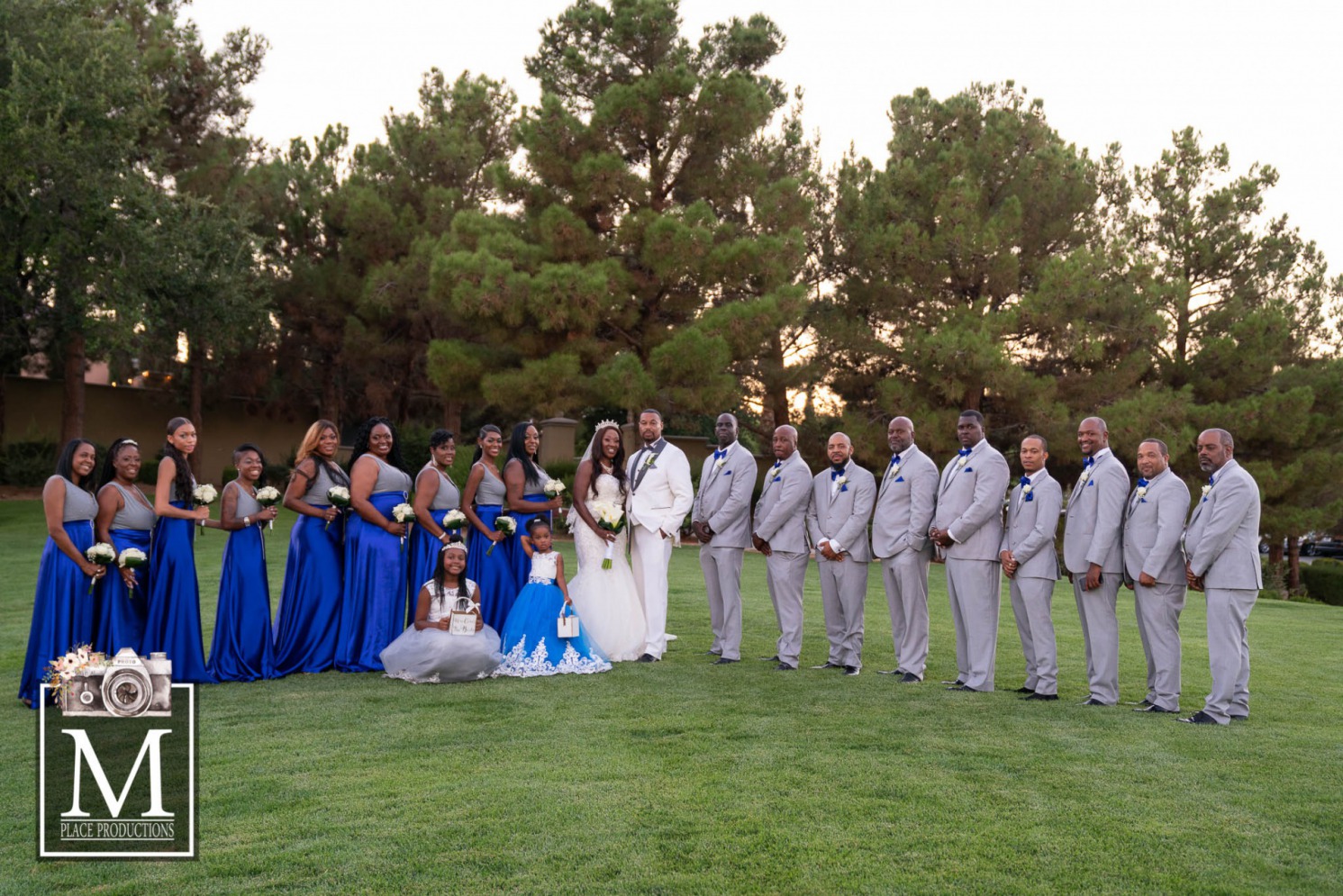 Fairytale royal blue wedding at Siena Golf Club