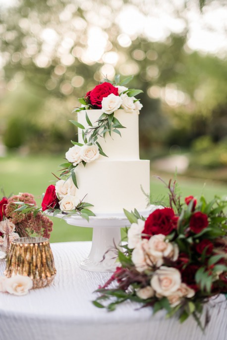 KristenMarie Winter Wedding Cake