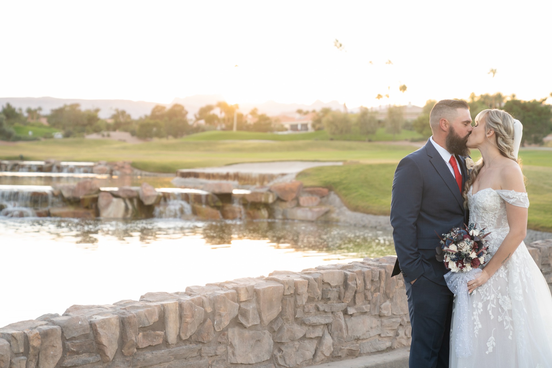 You’ll be Inspired by this Red, White, and Blue Wedding at Canyon Gate Country Club